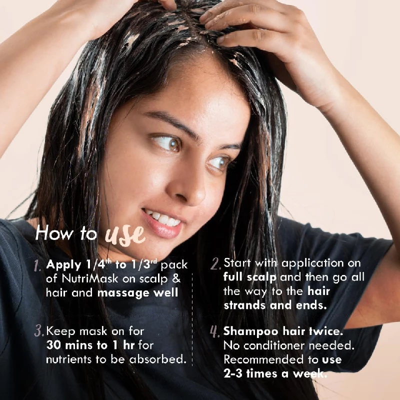 Nat Habit Five Oil Hibiscus NutriMask-Hair Mask, 40 g-5.webp